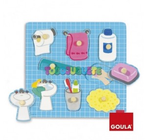 Puzzle madera baño Goula
