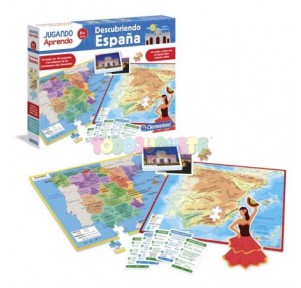 Jugando aprendo mapa geo puzzle descubre España