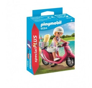 Mujer con scooter Playmobil