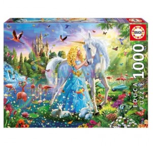 Puzzle 1000 la princesa y el unicornio