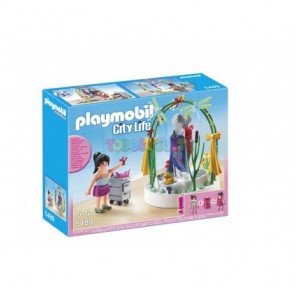 Escaparate con luces led Playmobil