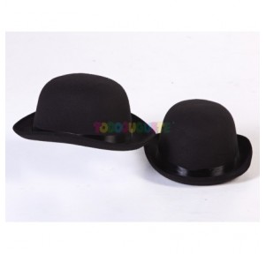 Sombrero Bombín negro Adulto