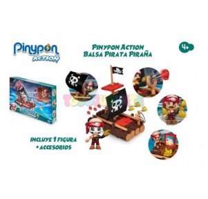 Pin y Pon Action balsa piratas
