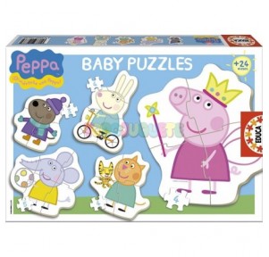 Baby puzzles silueta Peppa Pig Educa