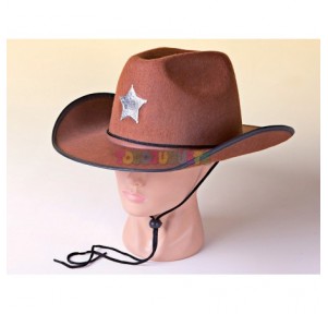 Sombrero Sheriff Marrón con...
