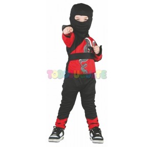 Disfraz ninja niño 80-92 cm 2-3 años