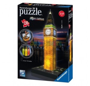 Puzzle 3D Big Ben con Luz...