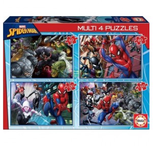 Multi 4 puzzles Spiderman