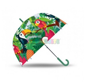 Paraguas transparente campana manual Tucán 48cm