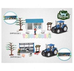 Central lechera tractor granja 1:32 Miniature Farm