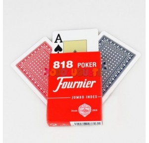 Baraja poker inglés nº 818 55 cartas Fournier
