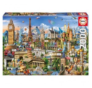 Puzzle 2000 símbolos de Europa