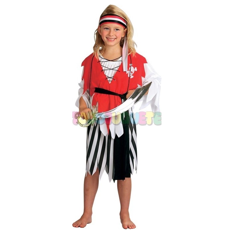 Haiku Perforar capa Comprar Disfraz pirata chica 4-6 años Disfraz infantil online
