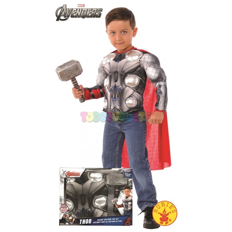 ▷ Disfraz de Thor™ musculoso 7-8 años - Disfraces El Carrusel