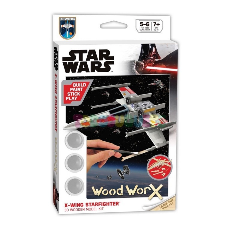 Comprar Maqueta madera Wood WorX Star Wars X Wing Maquetas online