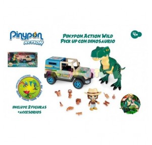 Pin y Pon Action Wild pick up con dinosaurio