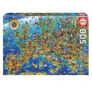 Puzzle 500 Mapa de Europa