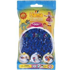 Hama beads bolsa midi azul