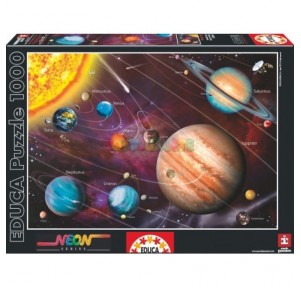 Puzzle 1000 Neon Sistema Solar