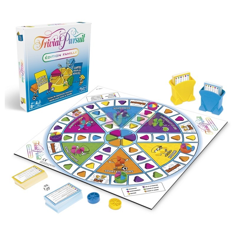 Puede ser calculado agencia Reflexión Comprar Juego Trivial Pursuit edición familia Juegos de mesa infant...