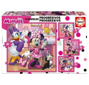 Puzzle progresivo Minnie Happy Helpers