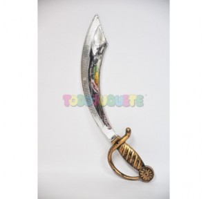 Espada Pirata 48 cm plata-cobre