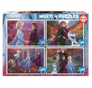 Multi 4 Puzzles Frozen 2