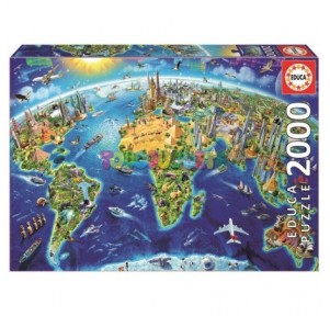 Puzzle 2000 símbolos del mundo