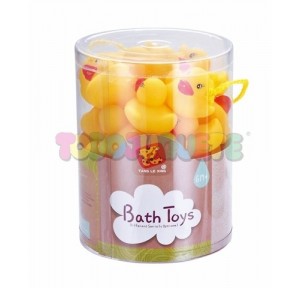 Bote 36 Patitos Vinilo 5 cm Baño Bath Toys
