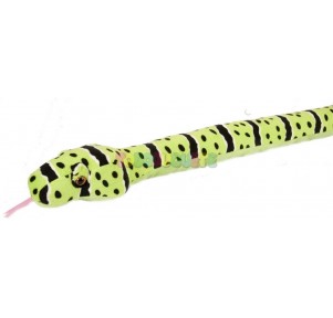 Peluche snakesss 137cm serpiente cascabel green