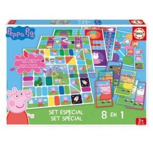 Set especial 8 juegos en 1 Peppa Pig