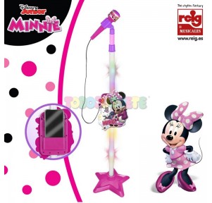 Micrófono de pie Minnie con amplificador MP3