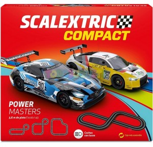 Circuito Scalextric Compact 1:43 Power Master