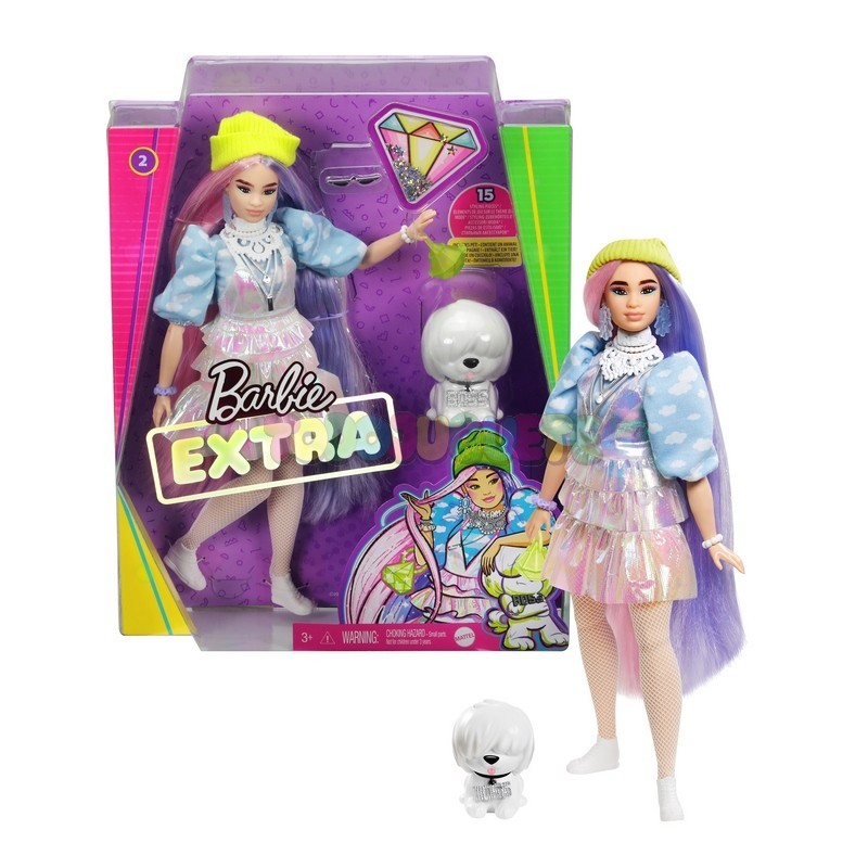 Muñeca Barbie Fashionista Extra DL5