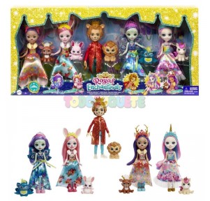 Muñeca Royal Enchantimals Pack 5 personajes