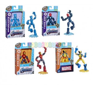 Avengers Figura 15cms Bend and Flex Misiones