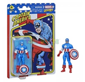 Marvel Legends Retro Figura Capitán América
