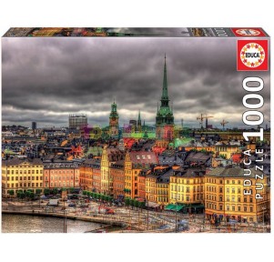 Puzzle 1000 Vistas de Estocolmo, Suecia