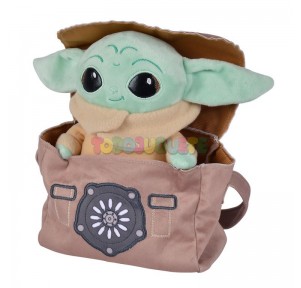 Peluche Star Wars 25cm Baby Yoda en Bolso