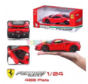 Coche Ferrari 488 Pista 1:24 Burago