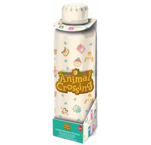 Botella Termo Acero 515 ml Animal Crossing