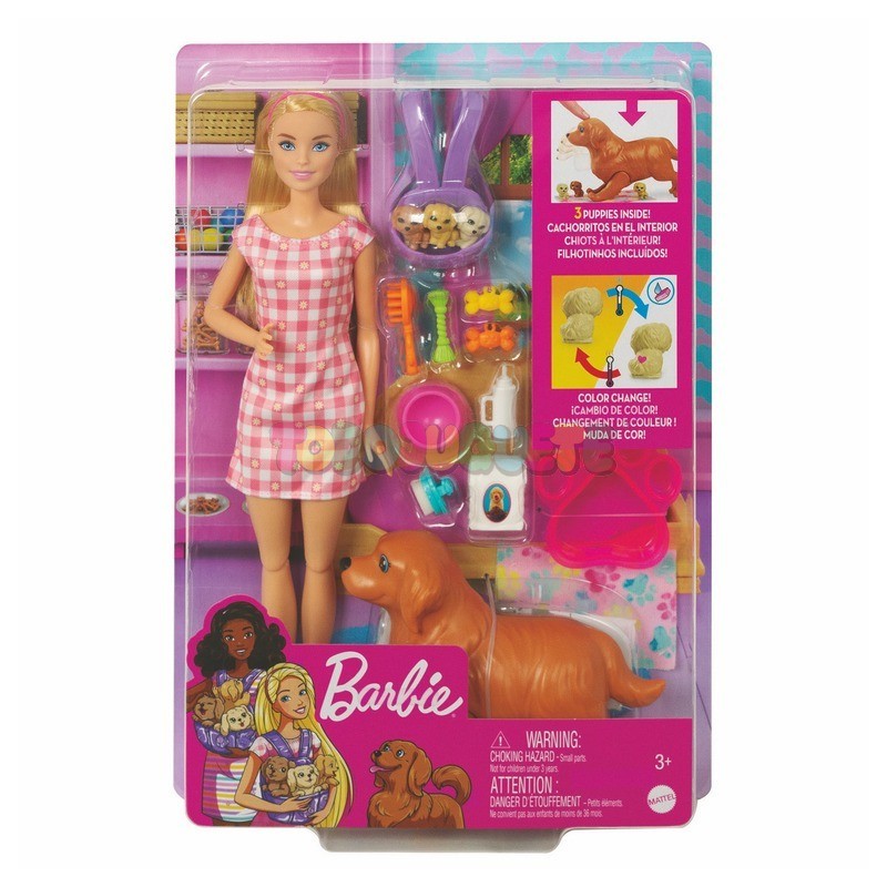 vía Absoluto otoño Comprar Muñeca Barbie Perritos Recién Nacidos Rubia Muñeca maniquí ...