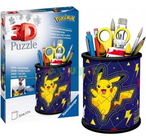 Puzzle 3D portalápices Pokemon 54pz