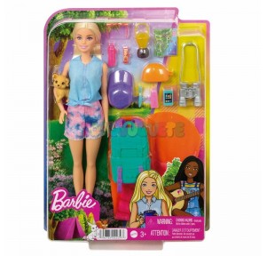 Muñeca Barbie ¡Vamos de Camping! Malibú