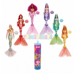 Muñeca Barbie Color Reveal Sirena Surtida