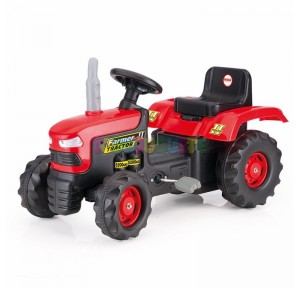 Tractor Conducible a Pedal Rojo
