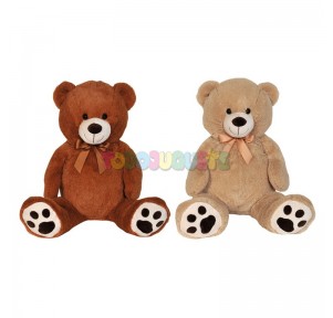 Peluche Oso 100 cm Huellas Beige o Marrón