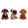 Peluche Perro Coco 45cm con Collar Surtidos