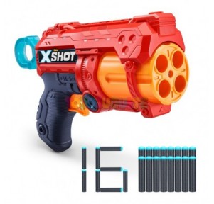 X-Shot Fury 4 Pistola 16 dardos