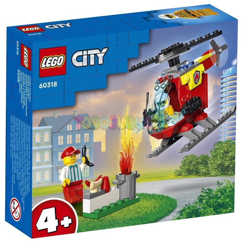 Comprar Lego Helicóptero de Bomberos Construcción por bloques ...